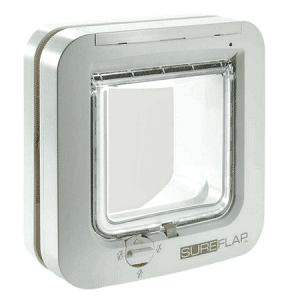 Sure Flap microchip cat door (white) for timber - interior view