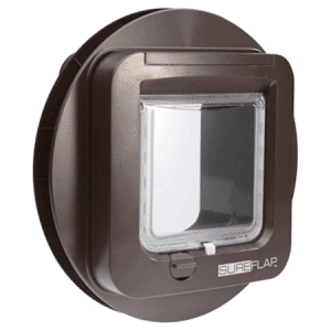 SureFlap microchip cat door (brown) for glass - interior view