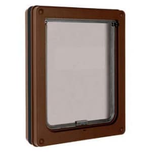 Dog Mate medium dog door (brown)