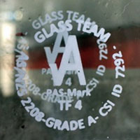 Safety Glass mark